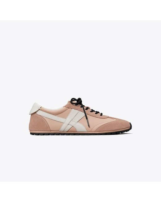Tory Burch Pink Hank Field Sneaker