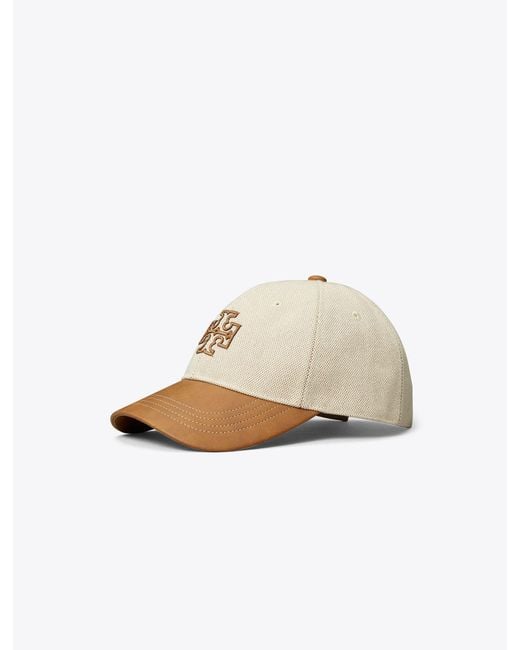 Tory Sport White Tory Burch Two-tone Canvas Cap