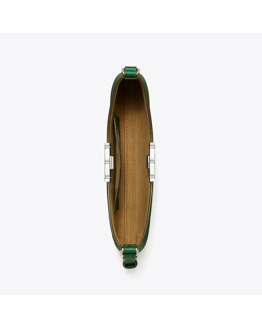 Tory Burch Green Eleanor Soft Slim Shoulder Bag, One Size