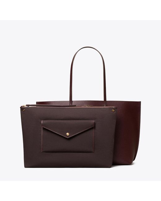 Tory Burch Red Perry Tote, One Size