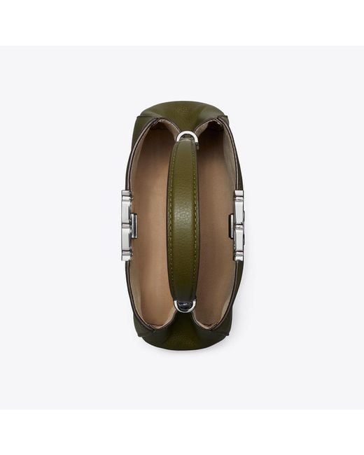 Tory Burch Green Mini Eleanor Soft Satchel, One Size