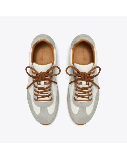 Tory Burch Metallic Field Sneaker