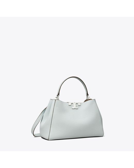 Tory Burch White Medium Eleanor Soft Satchel