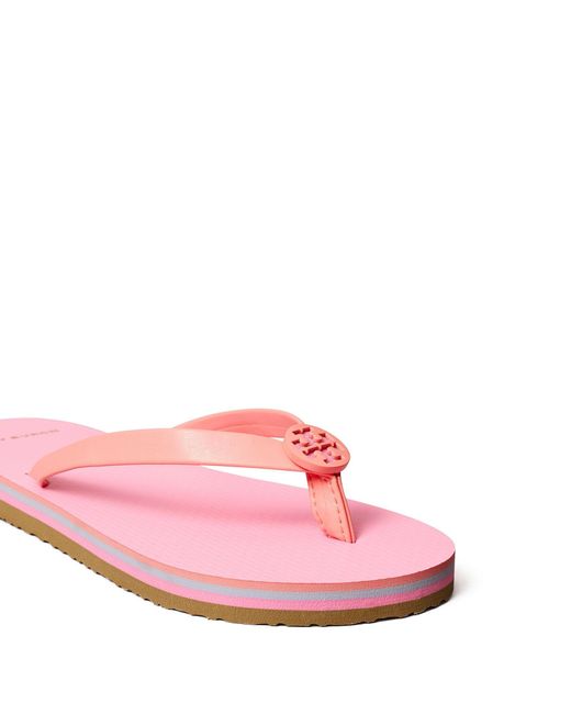 Tory Burch Pink Mini Minnie Flip-flop