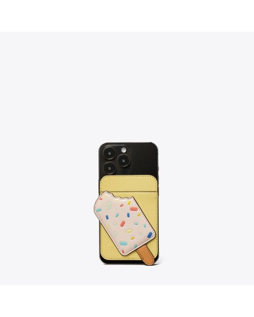 Tory Burch Metallic Popsicle Card Pocket