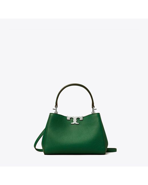 Tory Burch Green Mini Eleanor Soft Satchel, One Size