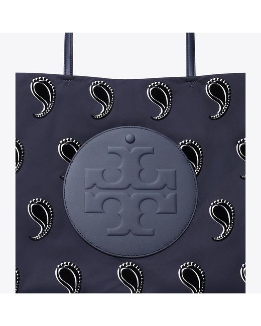 Tory Burch Blue Ella Printed Tote