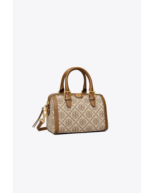 Tory Burch Multicolor Mini T Monogram Barrel Bag