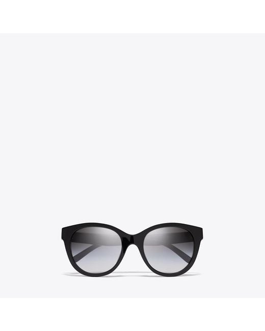Tory Burch Gray Miller Round