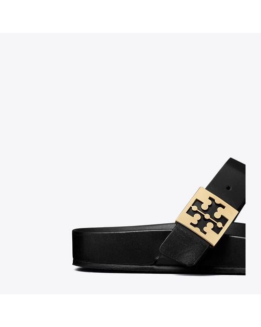 Tory Burch Black Mellow T-Strap Sandal