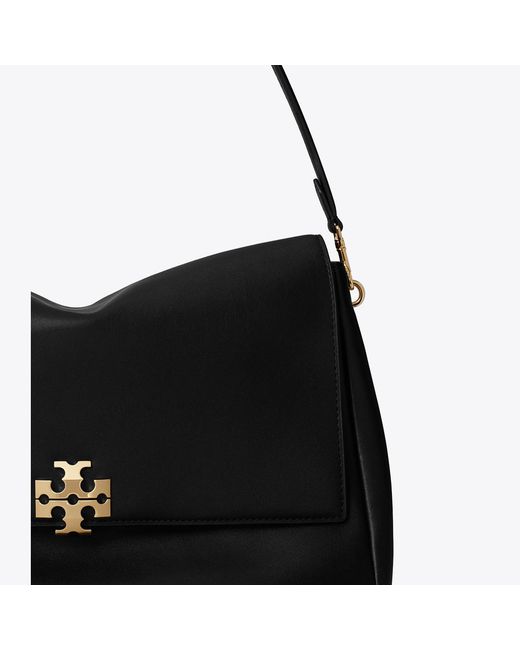 Tory Burch Black Large Charlie Shoulder Bag