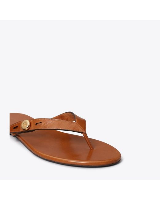 Tory Burch Brown Romy Flip-Flop