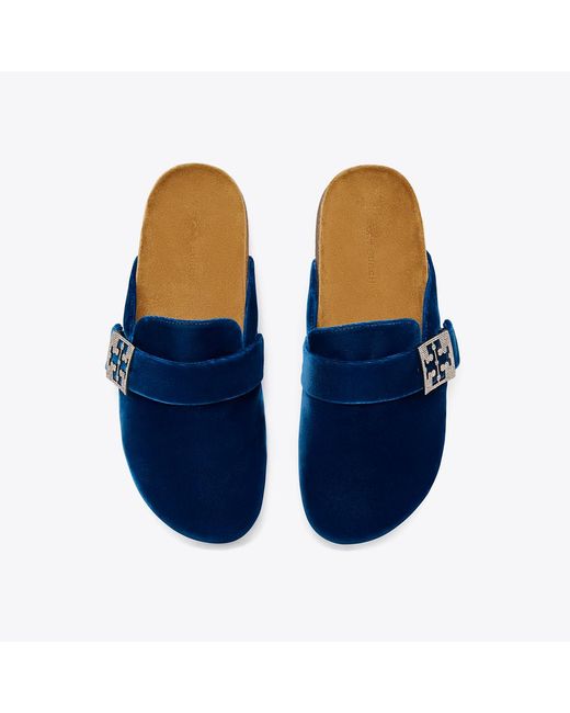 Tory Burch Blue Mellow Pavé Mule