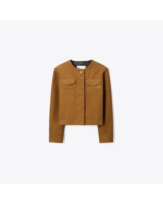 Tory Burch Brown Corduroy Jacket