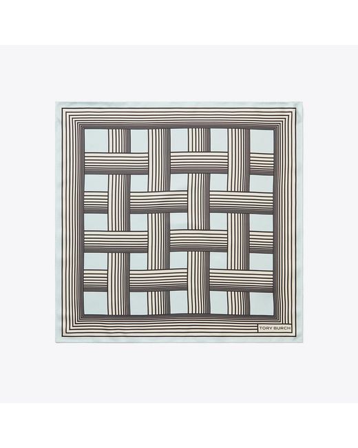 Tory Burch Metallic Gradual Stripe Neckerchief