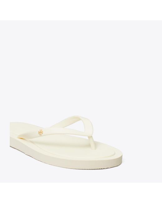 Tory Burch White Kira Padded Flip-Flop for men