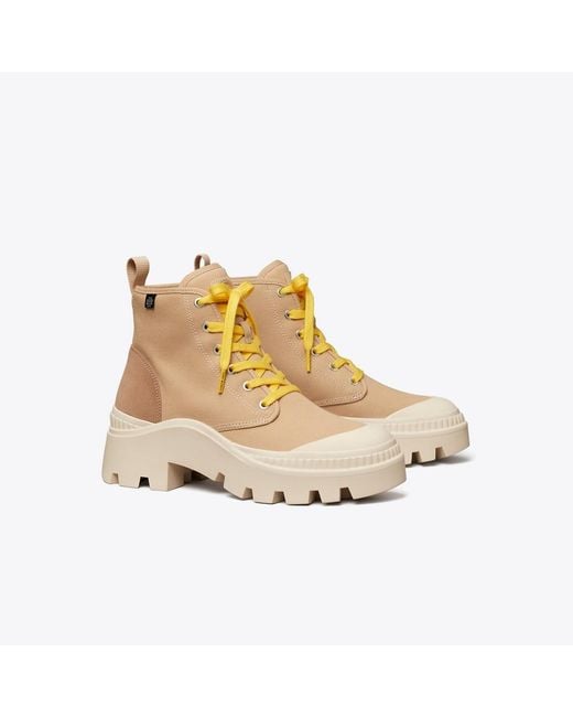 Tory Burch White Camp Sneaker Boot