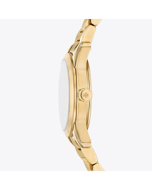 Tory Burch Metallic Small Miller Watch, One Size