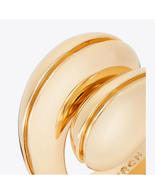 Tory Burch Metallic Pierced Ring