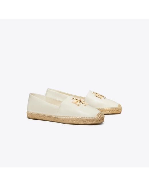 Tory Burch White Eleanor Espadrille