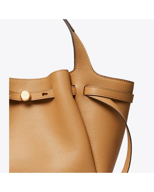 Tory Burch Metallic Small Romy Tote, One Size