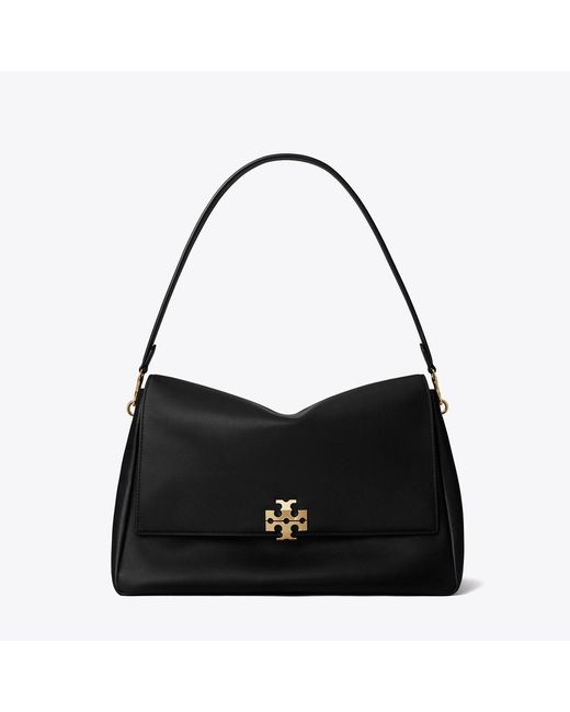 Tory Burch Black Large Charlie Shoulder Bag