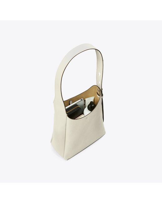 Tory Burch Natural Small Hobo Bag