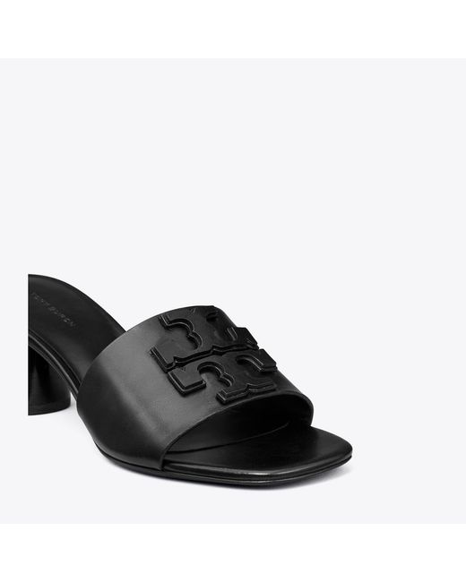 Tory Burch Black Ines Mule Sandal 55 Mm (Perfect) Shoes