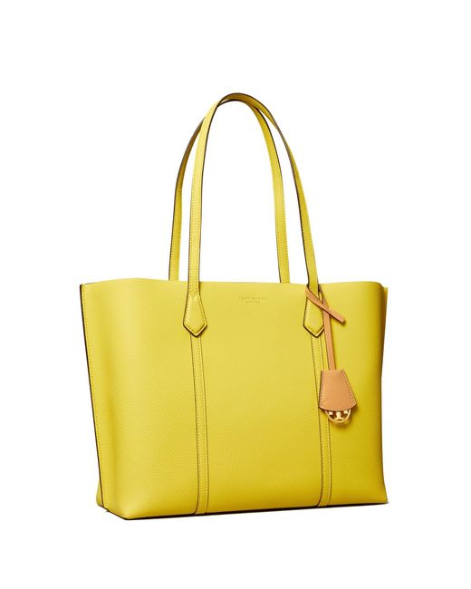 Tory Burch Yellow Perry Triple-compartment Tote Bag