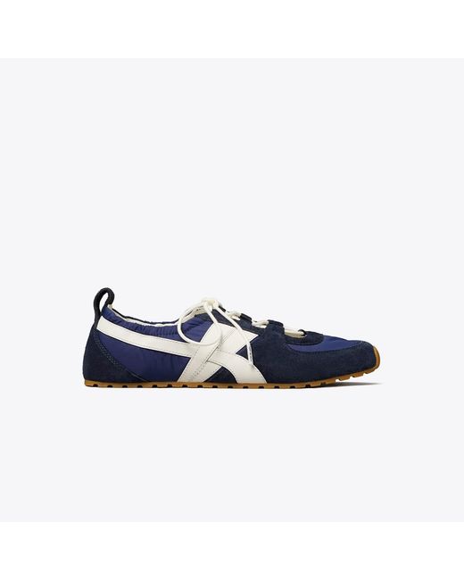Tory Burch Blue Hank Ballet Sneaker