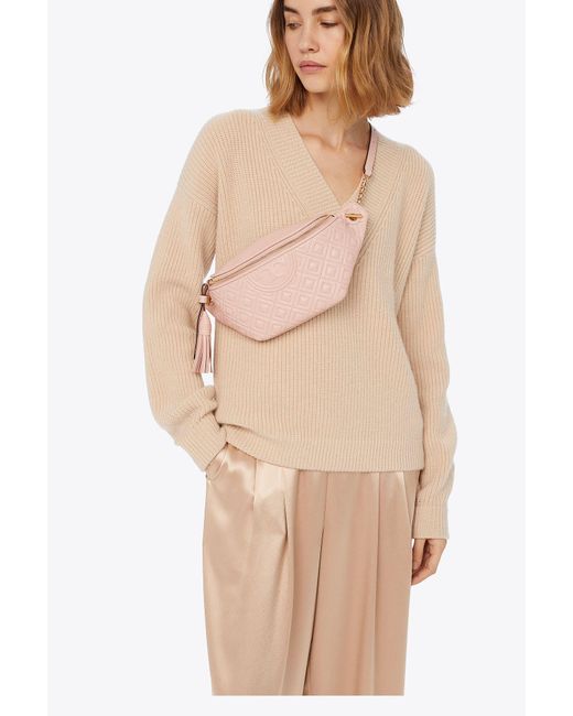Tory burch fleming belt bag top