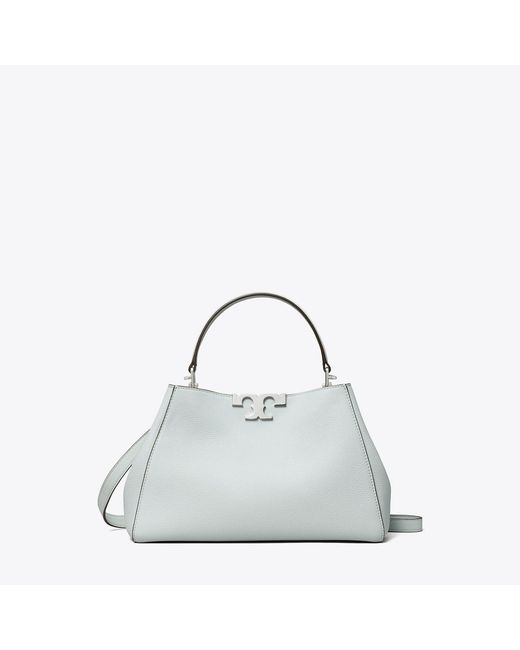 Tory Burch White Medium Eleanor Soft Satchel