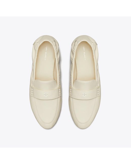 Tory Burch White Ballet Loafer