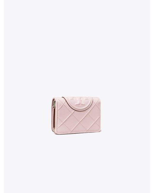 Tory Burch Pink Fleming Soft Bi-fold Wallet