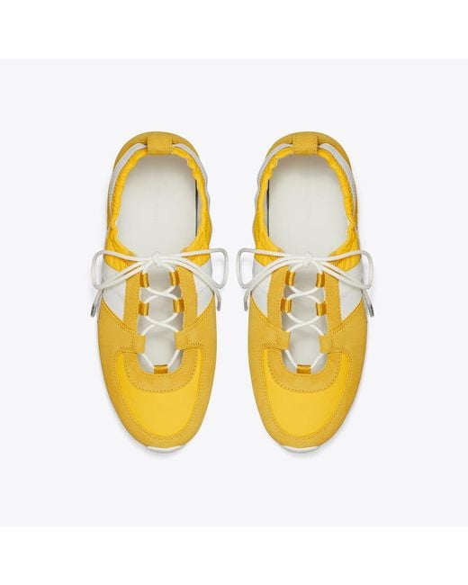 Tory Burch Yellow Hank Ballet Sneaker