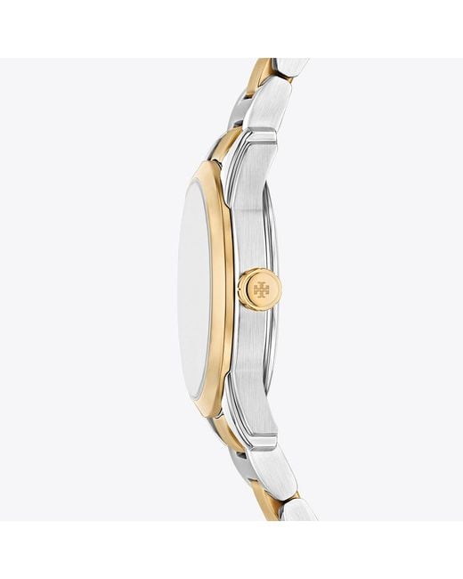 Tory Burch Metallic Small Miller Watch, One Size