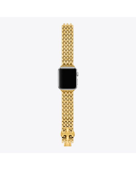Tory Burch Metallic Eleanor Band For Apple Watch, One Size