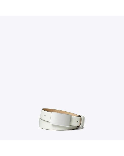 Tory Burch Metallic Plate Belt