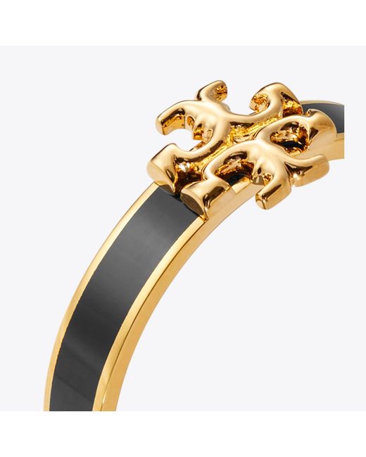 Tory Burch White Icon Enamel Ring