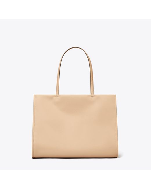 Tory Burch Natural Small Ella Tote, One Size