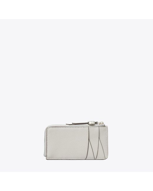 Tory Burch Metallic Romy Zip Card Case