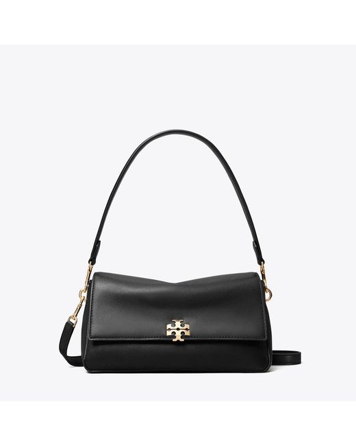 Tory Burch Black Small Charlie Shoulder Bag, One Size