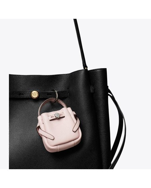 Tory Burch Pink Romy Bucket Bag Charm