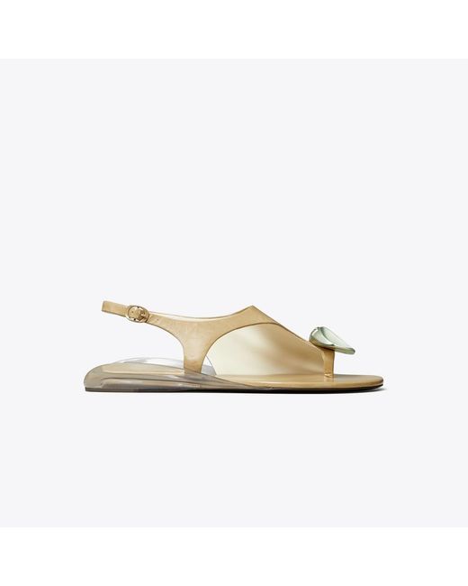 Tory Burch Metallic Patos Slingback Sandal