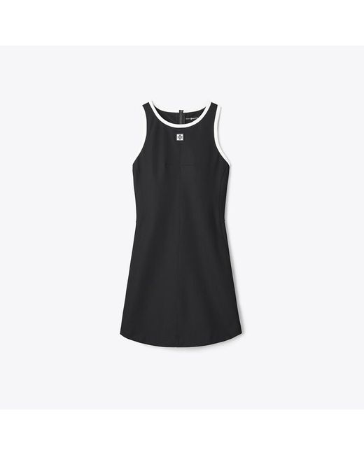 Tory Burch Black Jersey Racerback Tennis Dress
