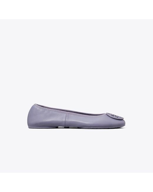 Tory Burch Blue Reva Travel Ballet