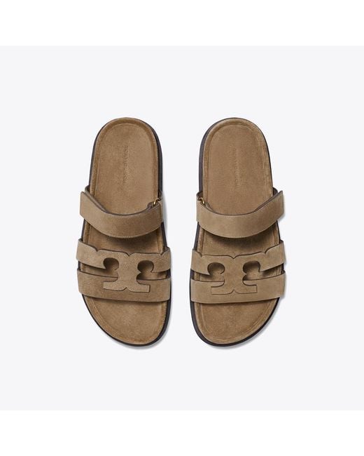 Tory Burch Brown Ines Burch Slide