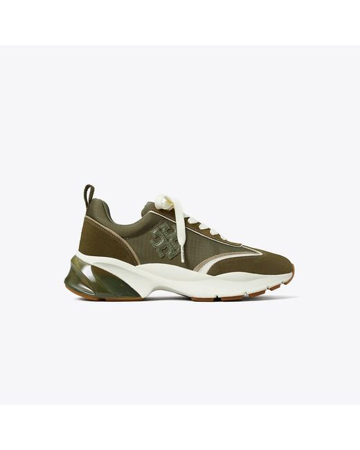 Tory Burch Green Good Luck Trainer