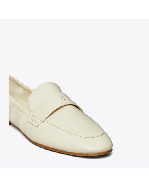 Tory Burch White Ballet Loafer