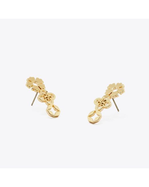 Tory Burch Metallic Forget Me Not Cluster Stud Earrings, One Size